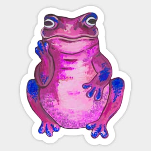 Big violet frog Sticker